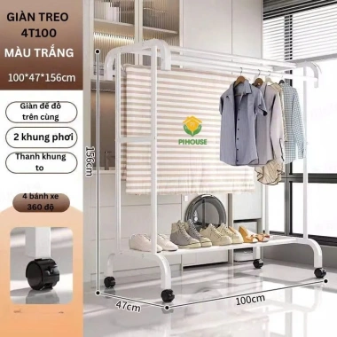 Kệ Treo Quần Áo Đa Năng Tiết Kiệm Không Gian - Giá Ưu Đãi 149k (HCM+HN)