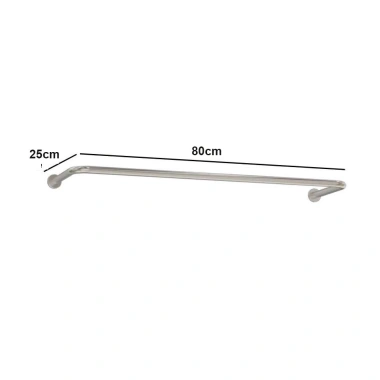 Kệ treo quần áo inox – Thanh u inox bắn tường, giá chỉ 119.000đ, chịu lực cao