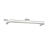 Kệ treo quần áo inox – Thanh u inox bắn tường, giá chỉ 119.000đ, chịu lực cao 6
