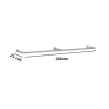 Kệ treo quần áo inox – Thanh u inox bắn tường, giá chỉ 119.000đ, chịu lực cao 7