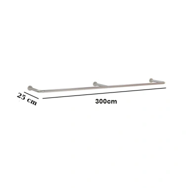 Kệ treo quần áo inox – Thanh u inox bắn tường, giá chỉ 119.000đ, chịu lực cao 10 Kệ treo quần áo inox – Thanh u inox bắn tường, giá chỉ 119.000đ, chịu lực cao 10