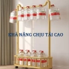 Kệ Treo Quần Áo Kim Loại Chắc Chắn + Giỏ Đựng Đồ, Bánh Xe Di Động - Tiện Lợi 265k 8