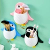Kệ Treo Tường Đa Năng Hình Chim Cánh Cụt Đựng Mỹ Phẩm, Bàn Chải, Đồ Cá Nhân Giá 18.000₫