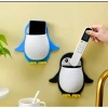 Kệ Treo Tường Đa Năng Hình Chim Cánh Cụt Đựng Mỹ Phẩm, Bàn Chải, Đồ Cá Nhân Giá 18.000₫ 7