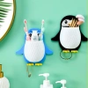 Kệ Treo Tường Đa Năng Hình Chim Cánh Cụt Đựng Mỹ Phẩm, Bàn Chải, Đồ Cá Nhân Giá 18.000₫ 8