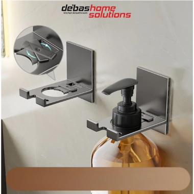 Kệ Treo Tường Không Khoan HITOMI - Dán Sữa Tắm, Dầu Gội, Nước Rửa Tay, 44.000₫