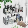 Kệ treo tường nhà tắm cao cấp, giỏ đựng đa năng, sơn tĩnh điện không rỉ, chỉ 15.000₫ 2