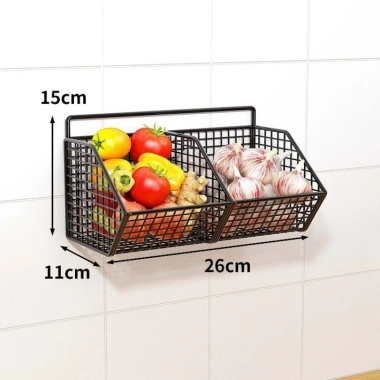 Kệ treo tường nhà tắm cao cấp, giỏ đựng đa năng, sơn tĩnh điện không rỉ, chỉ 15.000₫ 4