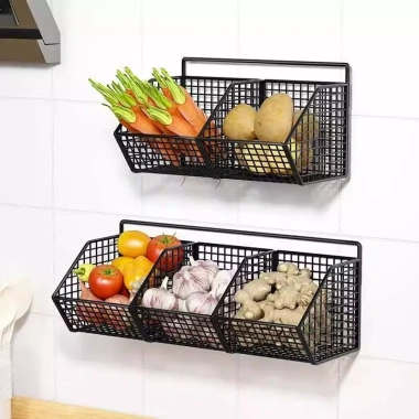 Kệ treo tường nhà tắm cao cấp, giỏ đựng đa năng, sơn tĩnh điện không rỉ, chỉ 15.000₫ 5