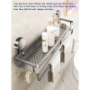 Kệ treo tường nhà tắm hút chân không siêu chắc, nhôm không gỉ nhẹ, đựng mỹ phẩm - Giá 128.999đ 5