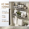 Kệ treo tường phòng tắm không cần khoan, chịu tải cao, chất liệu dày dặn, độ bền cao 2
