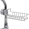 Kệ treo vòi inox đa năng cho đồ giẻ rửa bát, có khe thoát nước, gọn gàng tiện dụng - Giá 32.000₫