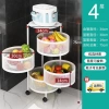 Kệ tròn đa năng đồ bếp - Không cần lắp ráp, gấp gọn, bánh xe xoay 360°, chỉ 360k 4