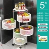 Kệ tròn đa năng đồ bếp - Không cần lắp ráp, gấp gọn, bánh xe xoay 360°, chỉ 360k 7
