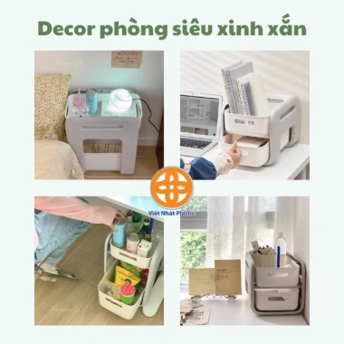 Kệ trượt đa năng 5.588 cho nhà bếp - Nhựa bền, bánh xe di chuyển, giảm giá 259.000₫ 3