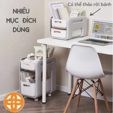 Kệ trượt đa năng 5.588 cho nhà bếp - Nhựa bền, bánh xe di chuyển, giảm giá 259.000₫ 7