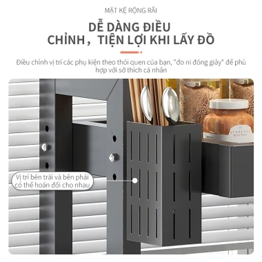 Kệ úp bát đĩa 2 tầng bồn rửa, thép cacbon chống rỉ, nắp đậy, thoát nước - 175k