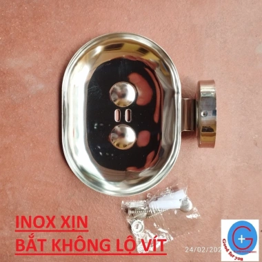 Kệ Xà Phòng Inox - Khay xà bông cao cấp cho nhà tắm, giá ưu đãi 78.000₫
