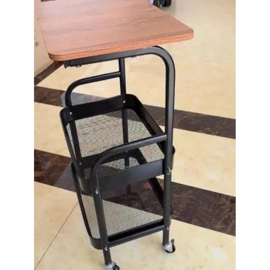 Kệ Xe Đẩy 3 Tầng Bánh Xe Đa Năng Mặt Gỗ Cao Cấp – Giá Ưu Đãi 135k 6 Kệ Xe Đẩy 3 Tầng Bánh Xe Đa Năng Mặt Gỗ Cao Cấp – Giá Ưu Đãi 135k 6