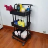 Kệ Xe Đẩy 3 Tầng Bánh Xe Đa Năng Mặt Gỗ Cao Cấp – Giá Ưu Đãi 135k 10