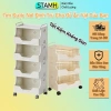Kệ Xe Đẩy Đa Lớp Di Động - Bảo Quản Đồ Ăn Vặt, Đồ Chơi & Hàng Hóa, Tiết Kiệm Không Gian, Giá Ưu Đãi 361.160₫