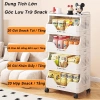 Kệ Xe Đẩy Đa Lớp Di Động - Bảo Quản Đồ Ăn Vặt, Đồ Chơi & Hàng Hóa, Tiết Kiệm Không Gian, Giá Ưu Đãi 361.160₫ 3