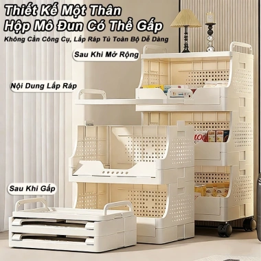Kệ Xe Đẩy Đa Lớp Di Động - Bảo Quản Đồ Ăn Vặt, Đồ Chơi & Hàng Hóa, Tiết Kiệm Không Gian, Giá Ưu Đãi 361.160₫