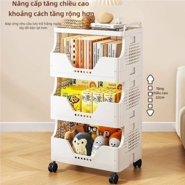 Kệ Xe Đẩy Đa Lớp Di Động - Bảo Quản Đồ Ăn Vặt, Đồ Chơi & Hàng Hóa, Tiết Kiệm Không Gian, Giá Ưu Đãi 361.160₫ 7 Kệ Xe Đẩy Đa Lớp Di Động - Bảo Quản Đồ Ăn Vặt, Đồ Chơi & Hàng Hóa, Tiết Kiệm Không Gian, Giá Ưu Đãi 361.160₫ 7