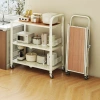 Kệ Xe Đẩy Nhà Bếp Gấp Gọn - Giá 900.000 VNĐ, Tiết Kiệm Không Gian và Dễ Lắp Đặt