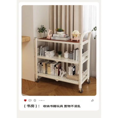 Kệ Xe Đẩy Nhà Bếp Gấp Gọn - Giá 900.000 VNĐ, Tiết Kiệm Không Gian và Dễ Lắp Đặt