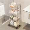 Kệ Xe Đẩy Spa 4 Tầng Trong Suốt, Bánh Xe Đa Năng cho Tiệm Tóc, Phun Xăm, Nhà Tắm Giá 122.000₫ 4