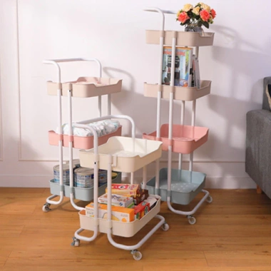 Kệ xe đẩy spa TACO khung sắt và khay nhựa chắc chắn, di động, lưu trữ đồ nail và nhà bếp - Giá ưu đãi 134.500₫ 9