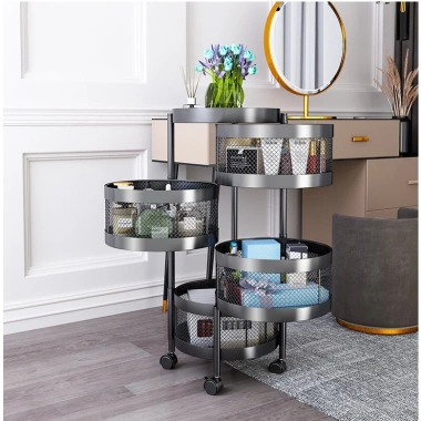 Kệ Xoay Đa Năng 3-5 Tầng MKS031 - Tiết Kiệm Không Gian Bếp, Phòng Khách, Phòng Ngủ - 544.800₫ 4