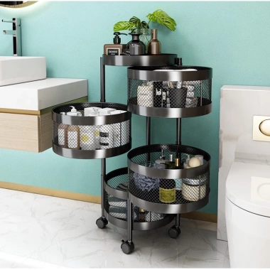 Kệ Xoay Đa Năng 3-5 Tầng MKS031 - Tiết Kiệm Không Gian Bếp, Phòng Khách, Phòng Ngủ - 544.800₫ 5