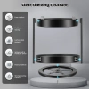 Kệ Xoay Gia Vị Nhà Bếp 360° Nhiều Tầng Thép Carbon Đen Sần Không Gỉ – Giá 125k 4