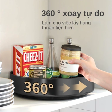 Kệ Xoay Gia Vị Nhà Bếp 360° Nhiều Tầng Thép Carbon Đen Sần Không Gỉ – Giá 125k 8 Kệ Xoay Gia Vị Nhà Bếp 360° Nhiều Tầng Thép Carbon Đen Sần Không Gỉ – Giá 125k 8
