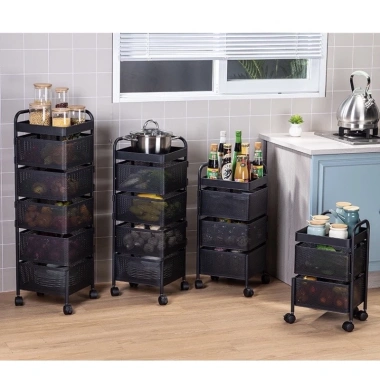 Kệ xoay vuông đa năng tháo dời cho rau củ quả - Freeship, giá 399.000đ