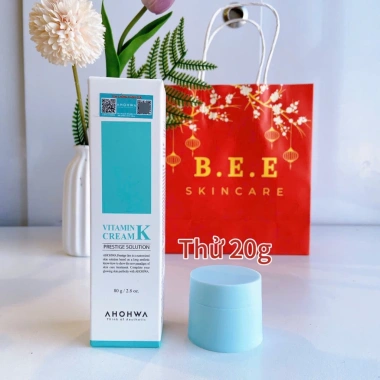 Kem AHOHWA Vitamin K Cream Da Nhạy Cảm: Làm Dịu, Mờ Sẹo, Giảm Giãn Mao Mạch