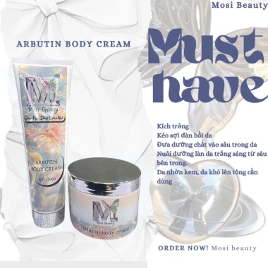 Kem Arbutin Body Cream Dưỡng Trắng Nhanh, Cấp ẩm, Dùng cho mọi da - Giá 172.000đ