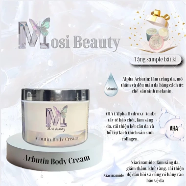 Kem Arbutin Body Cream Dưỡng Trắng Nhanh, Cấp ẩm, Dùng cho mọi da - Giá 172.000đ