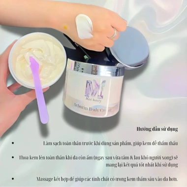 Kem Arbutin Body Cream Dưỡng Trắng Nhanh, Cấp ẩm, Dùng cho mọi da - Giá 172.000đ