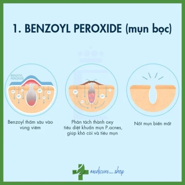 Kem Benzoyl Peroxide 5%/10% EZOYB Giảm Mụn Trứng Cá Nhanh, Hiệu Quả, Giá 44.842₫