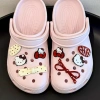 Kèm bộ charm Hello Kitty đỏ 8 món - Giày sục nhựa Eva đúc nguyên khối, sticker dễ thương, giảm giá 23% 3
