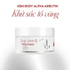 Kem Body Alpha Arbutin Khử Sắc Tố Vàng, Dưỡng Trắng Da Niacinamide & Kojic Acid - Công Thức Khoa Học