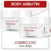 Kem Body Alpha Arbutin Khử Sắc Tố Vàng, Dưỡng Trắng Da Niacinamide & Kojic Acid - Công Thức Khoa Học 9