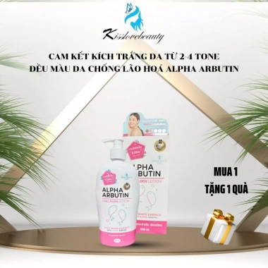 Kem body Alpha Arbutin trắng da 2-4 tone, dưỡng ẩm, collagen, chống lão hoá 259.000₫ 10 Kem body Alpha Arbutin trắng da 2-4 tone, dưỡng ẩm, collagen, chống lão hoá 259.000₫ 10