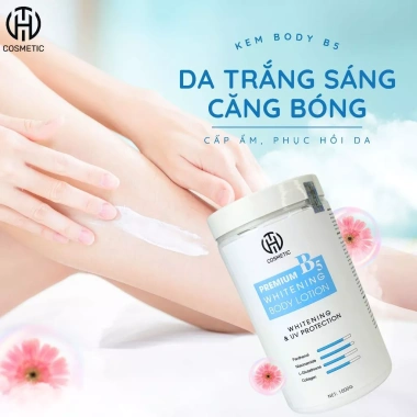 Kem Body B5 500g-1kg - Phục hồi da mỏng yếu, dưỡng trắng, nâng tone nhẹ 4
