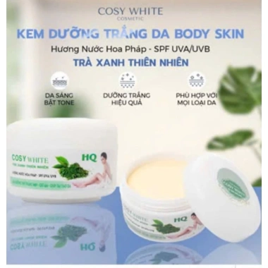 Kem Body Cosy White Trà Xanh Dưỡng ẩm, Trắng Da, Nén Dẻo - Giá 75.000 VNĐ