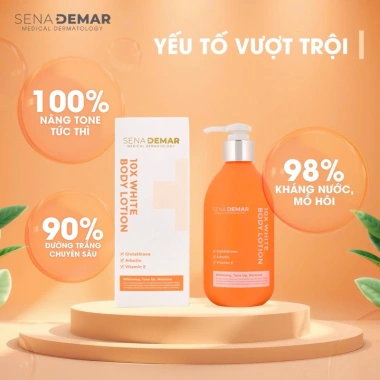Kem Body Dưỡng Trắng Da Senademar Hàn Quốc 300ml - Nâng Tông, Cấp ẩm, Nhả Nắng, Chống Lão Hóa - Chính Hãng 3
