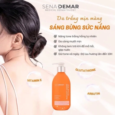 Kem Body Dưỡng Trắng Da Senademar Hàn Quốc 300ml - Nâng Tông, Cấp ẩm, Nhả Nắng, Chống Lão Hóa - Chính Hãng 5